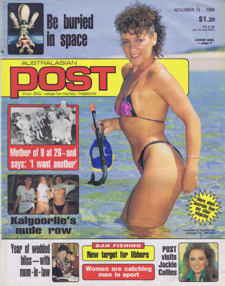 Australasian Post Magazine Nov 13 1986 Be Buried in Space